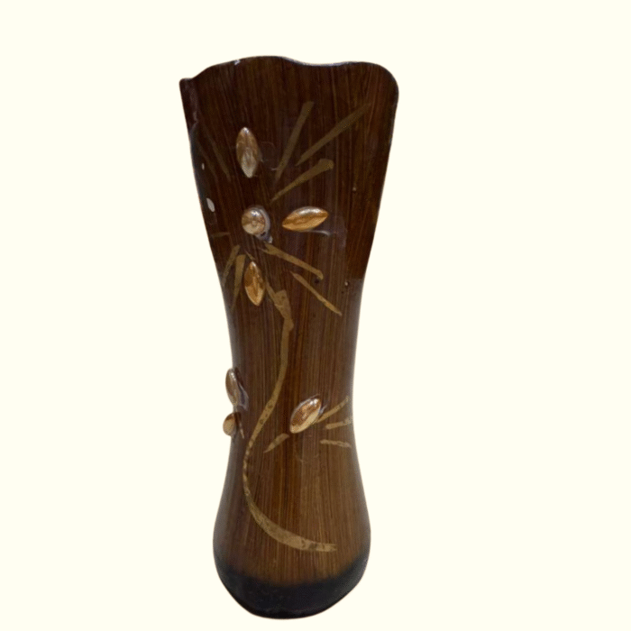 Handcrafted Wooden Decorative Flower Vase